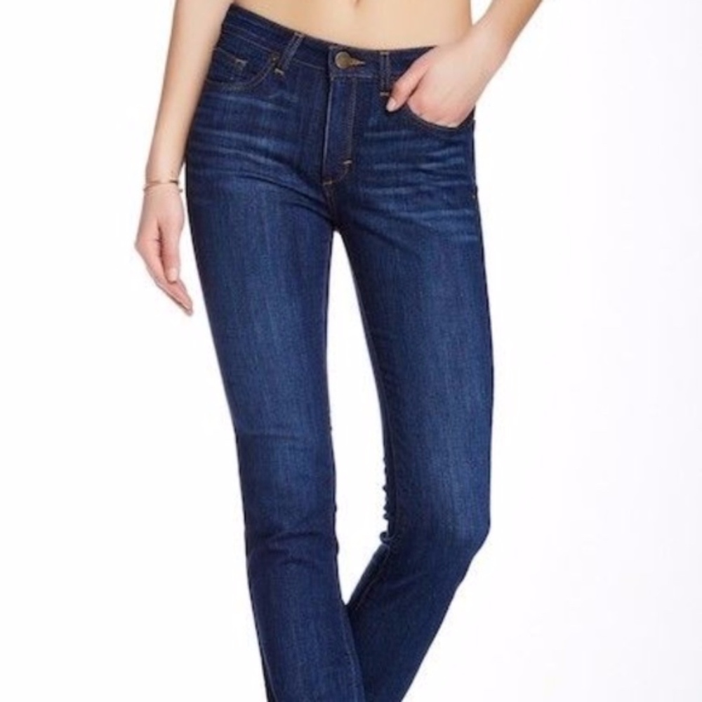 SPANX Jeans 29 The Slim-X Straight Leg Dark Wash